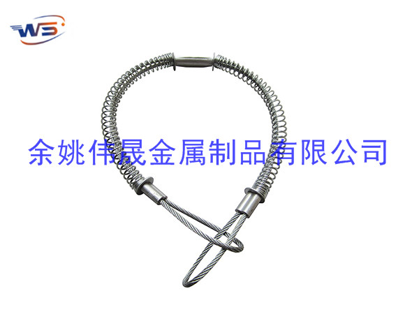  雙彈簧鋼纜安全繩